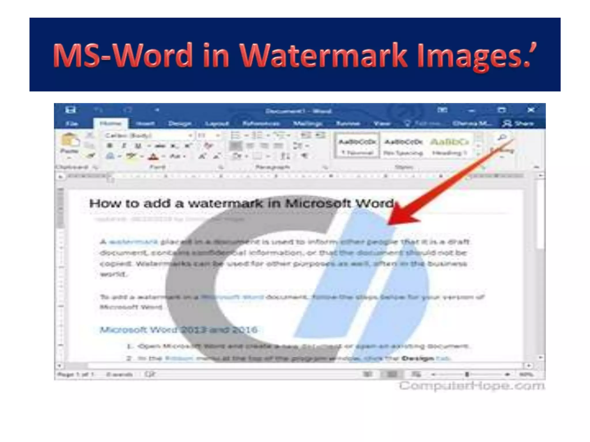 Define MS-Word