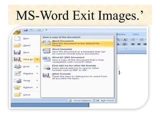 Define MS-Word | PPTX