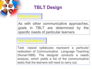 Task based-language-teaching k om | PPT