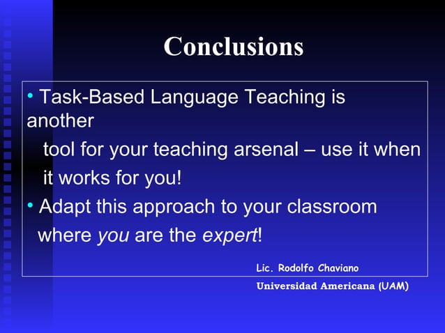 Task Based Approach | PPT