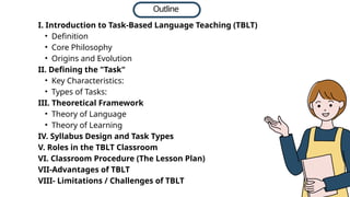 Task-Based Language Teaching Presentation | PPTX