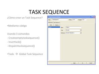 Task Sequence en Flexsim | PPT