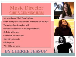 BY CHEREE JESSUP Music Director Chris Cunningham ,[object Object],[object Object],[object Object],[object Object],[object Object],[object Object],[object Object],[object Object],[object Object]