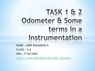 NAME : ADRI RAHADIAN S
CLASS : 2-A
NIM : 111611003
http://www.slideshare.net/adri_rahadian
 
