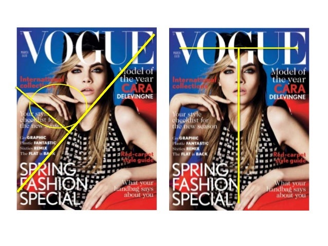 Magazine cover layouts