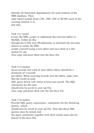 Task 1 (7 marks) Construct an ER d.docx