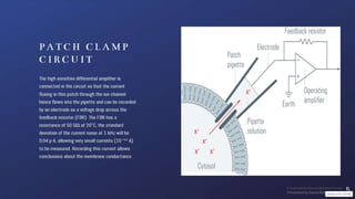 Patch clamp method | PPTX