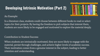 Project Intrinsic Task 2: Motivating Students to Grow in Their Learning | PPT