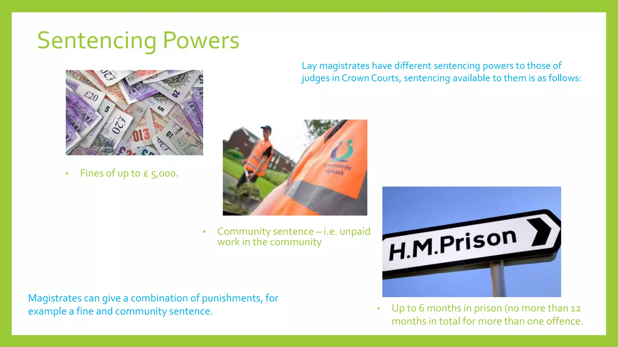 Task 2 Lay Magistrates Recruitment Presentation | PPTX | Crime
