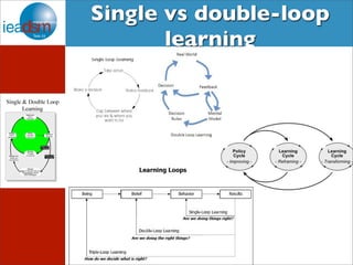 Single vs double-loop 
learning 
14 
 