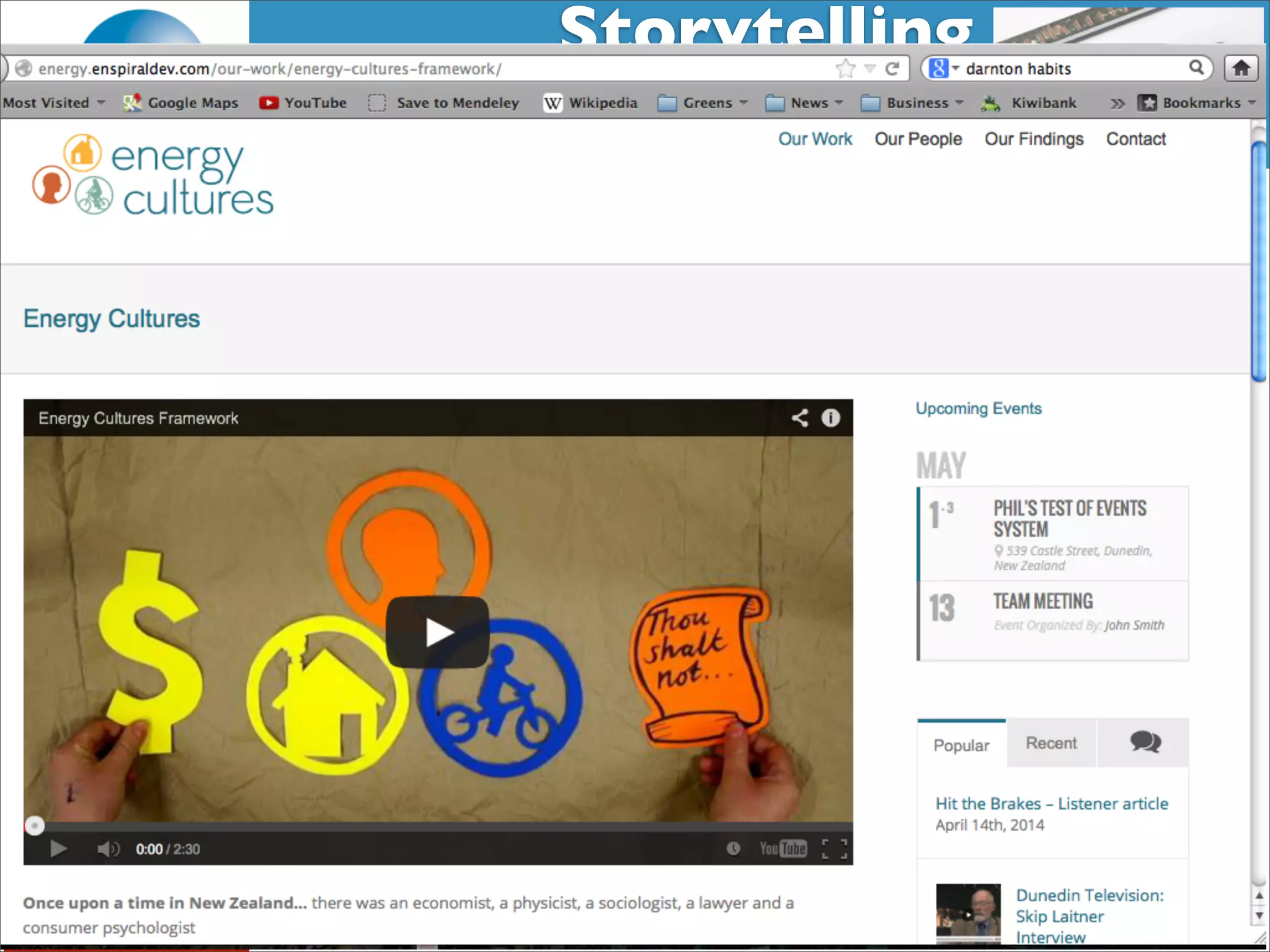 Storytelling 
Successes 
Subtask I - Pre mHiesleic fooprt Tera sOkv XerXvIiVew 
! 
How the island became green – a ‘Just So’ scenario 
!#$%'$($)*+#,,,!.+%)%!/#0!#!01#22!*345.)67!#5!802#59!5#.8357!.+#.!04):8:%9!130.26!;6!0%2285$!339!#59!8;)%!=)394*.0!35! 
85.%)5#.835#2!*311398.6!1#)%.0?!!! 
! 
-.#/0$1(0???!=)394*.835!/3429!85*)%#0%@!13)%!1%#.7!13)%!/3327!13)%!23$07!13)%!80+7!13)%!)48.7!#59!13)%!182?!!A)3/85$!AB!/#0! 
.+%!130.!81=3).#5.!$3#2!3)!.+#.!*345.)67!%:%5!13)%!81=3).#5.!.+#5!.+%!/%22;%85$!3!8.0!=%3=2%!#59!.+%!%5:8)351%5.?!!! 
! 
2%)$'#$1(0???!!=%3=2%!0.#).%9!.3!)%#280%!.+#.!.+%8)!)8:%)0!/%)%!;%*3185$!85*)%#085$26!=3224.%97!8.!/#0!+#)9%)!.3!*#.*+!80+!#59!13)%! 
5#.8:%!;8)90!#59!#581#2!0=%*8%0!/%)%!.+)%#.%5%9!/8.+!%C.85*.835?! 
! 
34#???!.+%!)%0.D3D.+%D/3)29!0.#).%9!.3!)%#280%!.+#.!.+%!=%3=2%!3!.+%!802#59!5#.835!/%)%5E.!.+#.!*2%:%)!#59!+#==6!#.%)!#227!;%*#40%! 
.+%6!%=.!=3224.85$!.+%8)!3/5!5%0.?!!! 
! 
5)$)4#$6(+#$)*+#!???!0%)8340!0.3)10!#59!9)34$+.0!0.#).%9!.3!81=#*.!35!.+%!/3)29!#0!#!)%042.!3!*281#.%!*+#5$%?!!F+%!)%0.D3D.+%D 
/3)29!#203!53.8*%9!.+#.!.+%!=%3=2%!3!.+80!802#59!5#.835!/%)%!:%)6!+8$+!=%)!*#=8.#!=)394*%)0!3!$)%%5+340%!$#0%07!+8$+%)!.+#5! 
#2130.!#22!3.+%)0!85!.+%!/3)297!#59!.+#.!8.!%=.!85*)%#085$?!!G3!.+%!)%0.D3D.+%D/3)29!0.#).%9!.3!934;.!.+#.!.+%!802#59!5#.835!/#0!.)426! 
H*2%#5!#59!$)%%5E!#59!.+%6!;%*#1%!2%00!%%5!35!:808.85$!.+%!*345.)6!#59!;4685$!8.0!=)394*.0?! 
! 
2#7(%6#$'8$)4()???!.+%!=%3=2%!3!.+%!802#59!5#.835!/%)%!85#226!$#2:#580%9!85.3!#*.835?!F+%6!)%#280%9!.+%6!+#9!1#56!#9:#5.#$%07!28%! 
23.0!3!)%5%/#;2%!%5%)$67!1#56!;4085%00%0!.+#.!/%)%!#2)%#96!=#00835#.%!#;34.!040.#85#;828.67!#)1%)0!/+3!5%/!+3/!.3!1#85.#85!#! 
+%#2.+6!%5:8)351%5.7!#59!1#56!8553:#.3)0!#59!%5.)%=)%5%4)0?!! 
! 
51$)4#???!.+%6!0.#).%9!.3!/3)!.3$%.+%)@!;4085%00%07!*345*8207!*311458.8%07!=328.8*8#50!#59!)%0%#)*+%)07!)%#28085$!.+#.!#!13:%!.3!#! 
23/%)!*#);35!33.=)85.!/3429!;%!;%5%8*8#2!3)!.+%!%*353167!03*8%.6!#59!.+%!%5:8)351%5.?!!F+%6!#22!#$)%%9!.+#.!#!)%0828%5.7!+%#2.+6! 
%5:8)351%5.!#59!03*8%.6!5%%9%9!.3!;%!.+%!;#080!3!.+%!%*353167!#59!.+#.!AB!#235%!/#0!53.!%%*.8:%!#0!#!1%#04)%!3!04**%00?!!! 
! 
596'$I!.+%6!)%#280%9!.+#.!8.!/#0!#*.4#226!53.!#0!+#)9!#0!.+%6!.+34$+.!.3!*31;85%!.+%8)!5#.835E0!5#.4)#2!#9:#5.#$%0!#59!)%034)*%0! 
/8.+!*4..85$D%9$%!8553:#.835!#59!*31%!4=!/8.+!=)394*.0!#59!0%):8*%0!.+#.!.+%!)%0.D3D.+%D/3)29!)%#226!:#24%9?! 
! 
:'$8*(990,??!85!14*+!2%00!.81%!.+#5!.+%6!.+34$+.7!.+%6!+#9!''J!)%5%/#;2%!%2%*.)8*8.67!23/D*#);35!+%#.85$!#59!.)#50=3).!060.%107! 
*2%#5!#59!+%#2.+6!/#.%)/#60!#59!*3#0.07!)%94*%9!;8398:%)08.6!23007!#59!+#==8%)!#59!+%#2.+8%)!*311458.8%0?!! 
! 
-.#/$6*7#$)4#???!.+%!802#59!5#.835!+#0!35*%!#$#85!;%%5!233%9!4=!.3!;6!.+%!)%0.D3D.+%D/3)29!3)!8.0!2%#9%)0+8=!85!#*+8%:85$!#! 
:8;)#5.!%*35316!#235$089%!#!+%#2.+6!%5:8)351%5.?!G1#).!=%3=2%!*35.854%!.3!)%.4)5!+31%!.3!.+#.!*345.)6!)31!#)3459!.+%!/3)297! 
#..)#*.%9!;6!.+%!1#56!K3;0!3)!0822%9!#59!53/2%9$%#;2%!=%3=2%!#59!8.0!;%#4.842!+%#2.+6!%5:8)351%5.?!! 
! 
F+%!%59? 
26 
! 
!! 
 