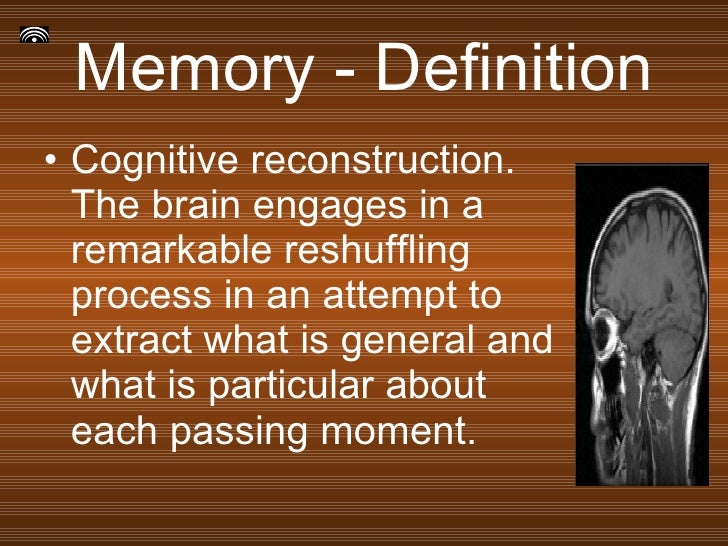 Memory Main Aspects