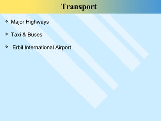 Task 2 My Hometown Sustainability( Erbil city) | PPT