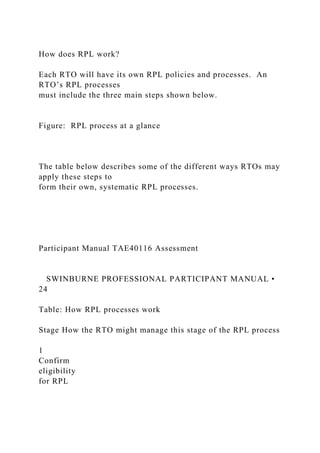 Rpl Rto Form TASK 2Plan RPL Assessment(Using case study.docx