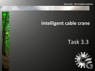 Intelligent cable crane

Task 3.3

 
