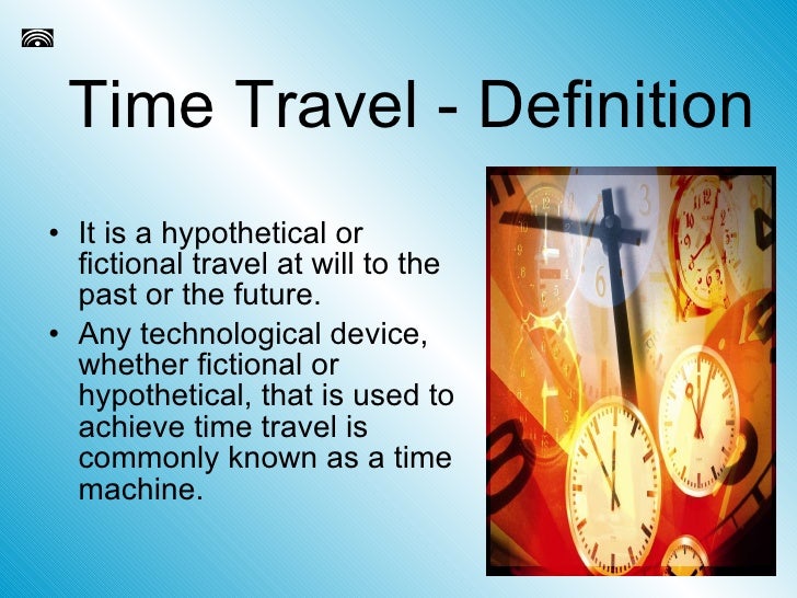 time travel definition english