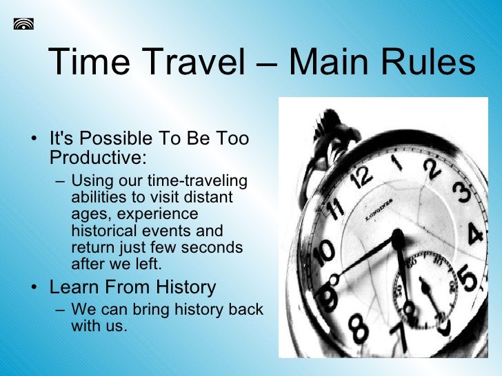 Time Travel - Main Aspects
