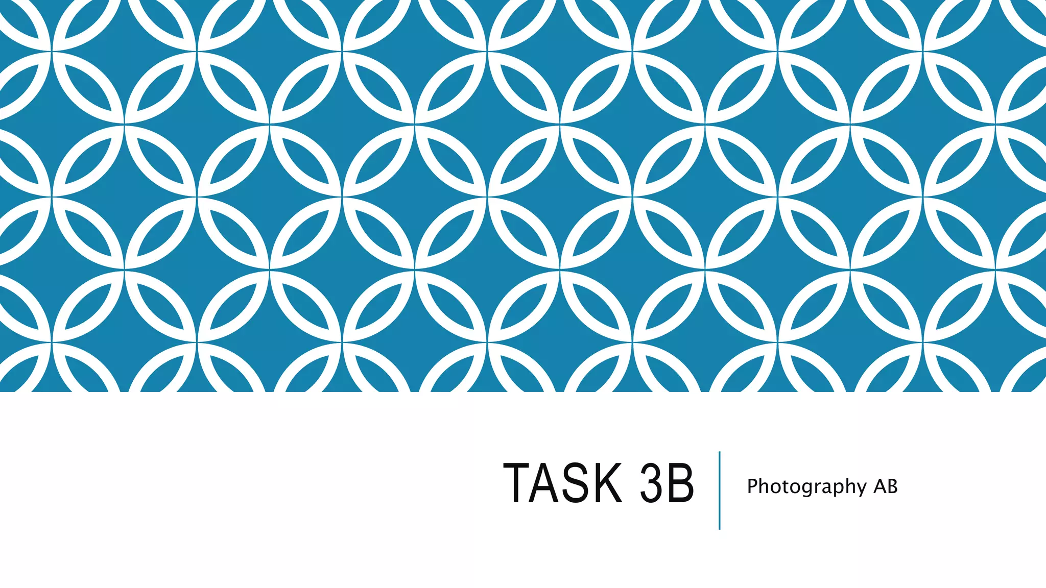 TASK 3B Photography AB