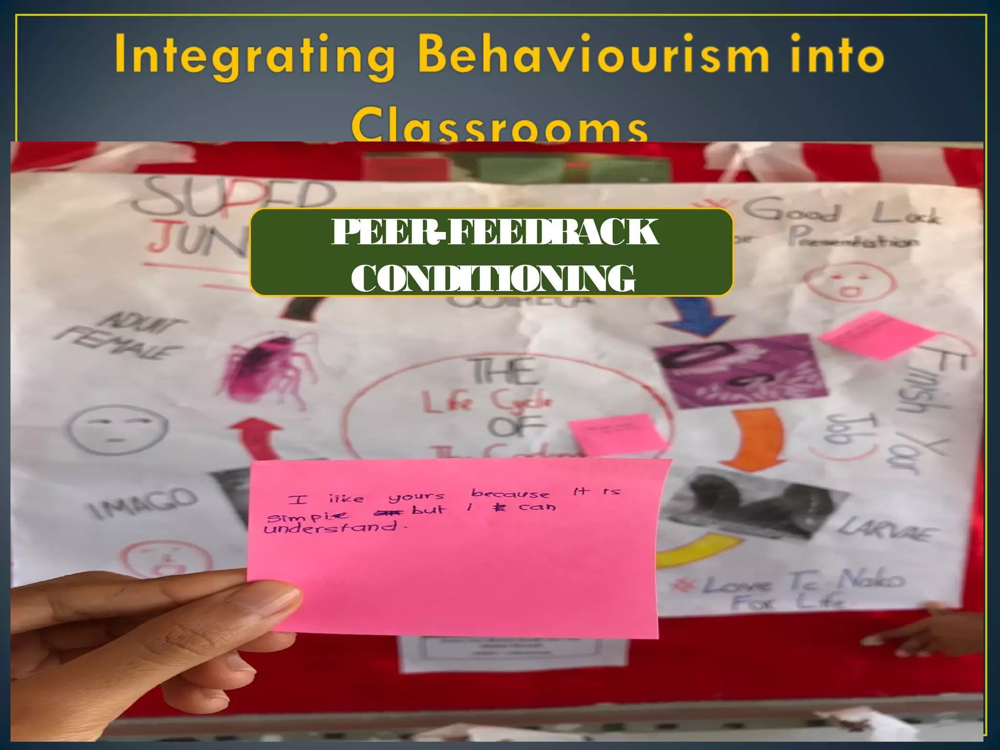 PEER-FEEDBACK
CONDITIONING
 