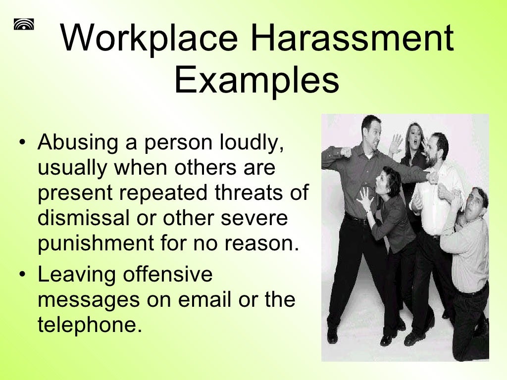 case study on harassment in workplace