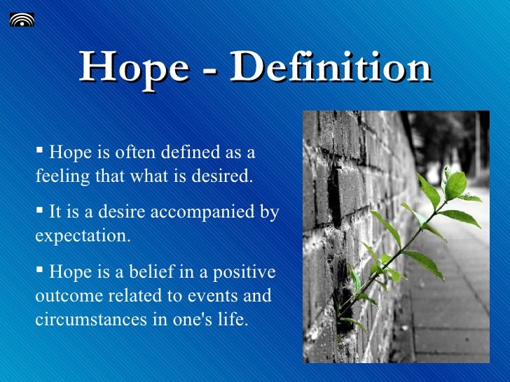 Hope Main Life Aspects