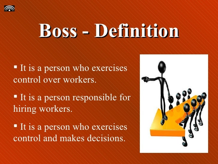 Managing your Boss