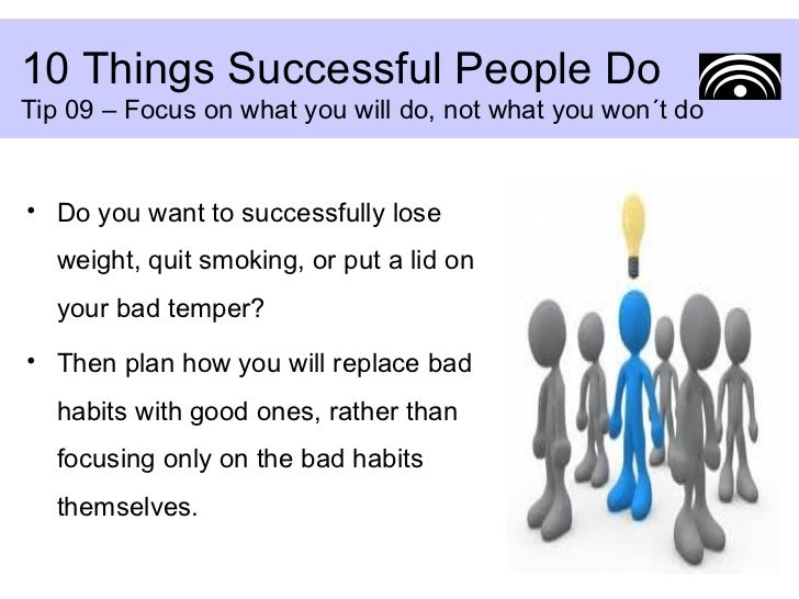 10 Things Successful People Do