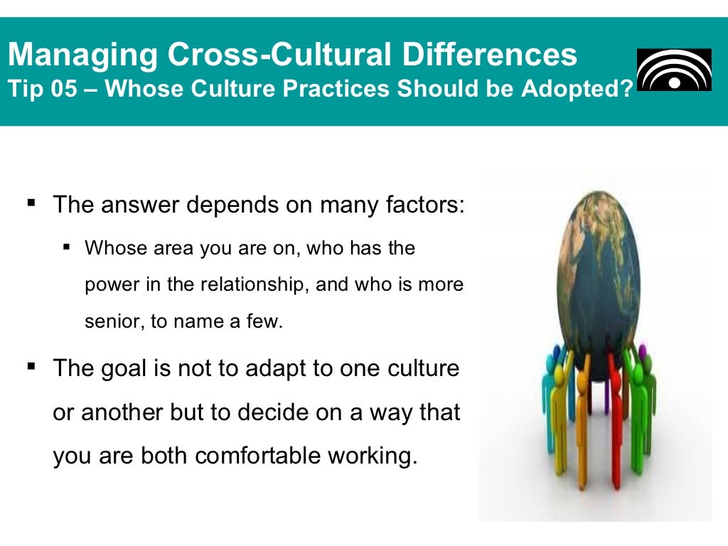 Managing crosscultural differences in a multinational company