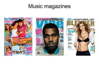 Music magazines