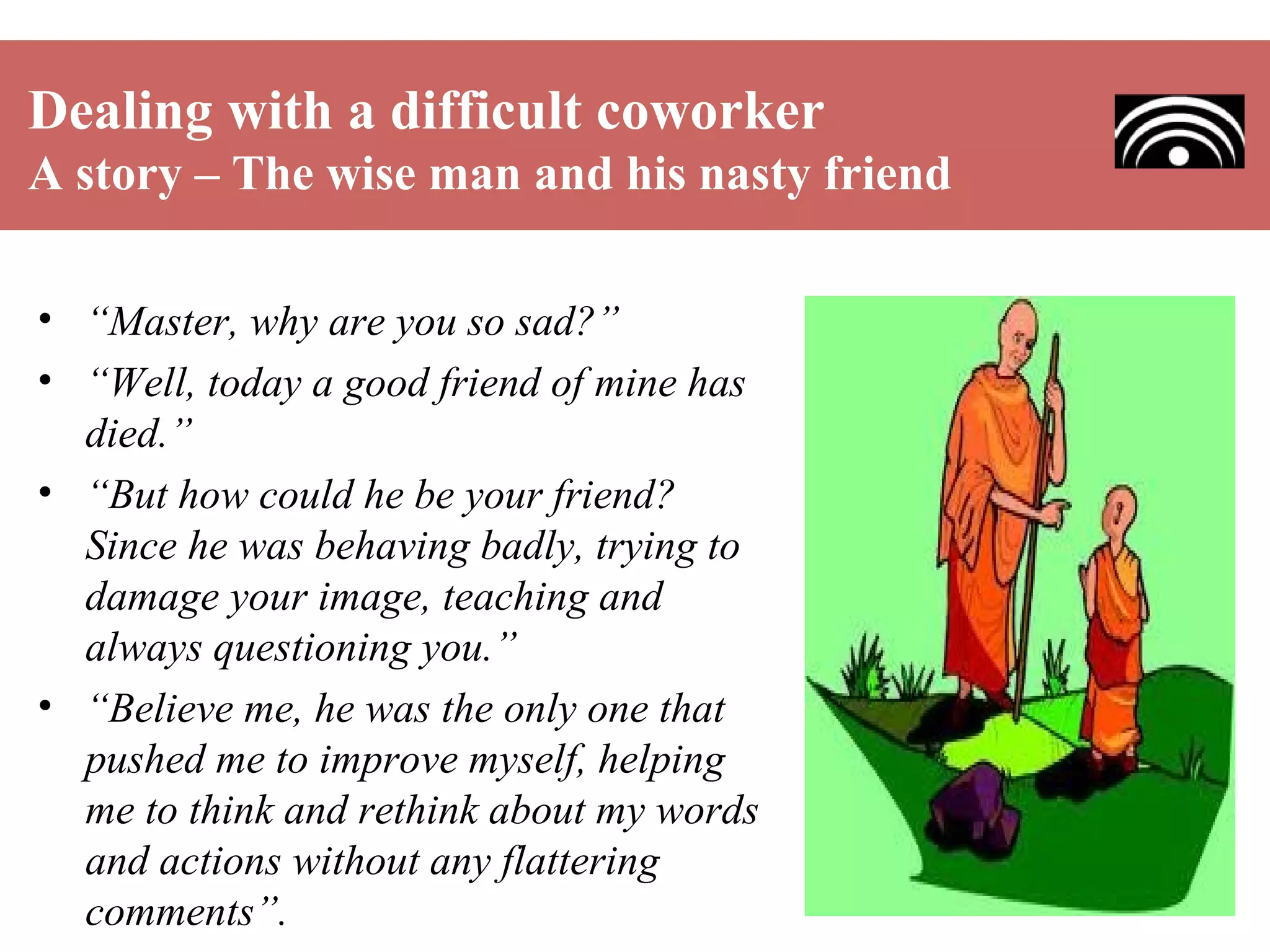 Dealing With A Difficult Coworker PPT Dealing with a difficult coworker ppt