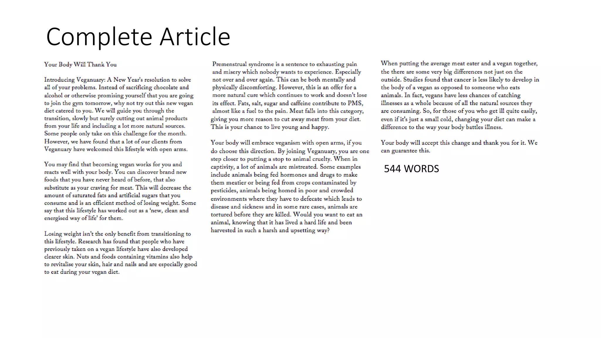 Complete Article
544 WORDS
 