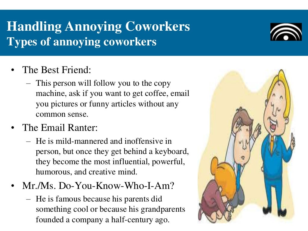 types of coworkers