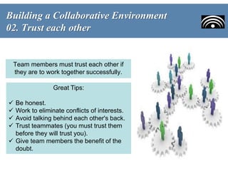 Building a collaborative team environment | PPTX