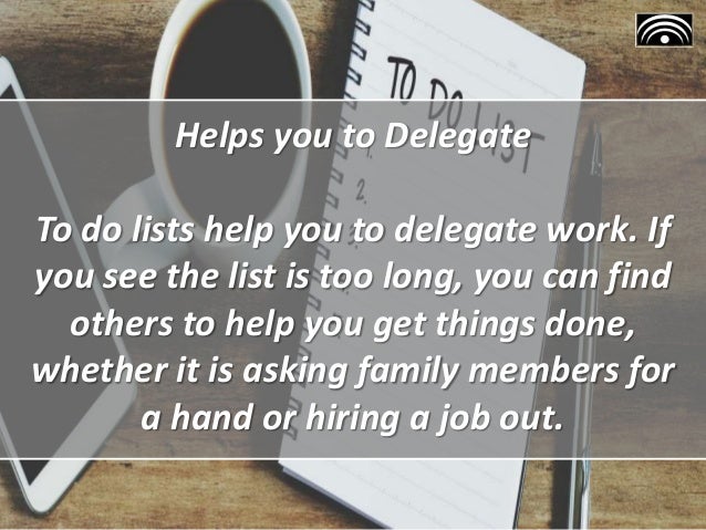 The Benefits Of To Do Lists