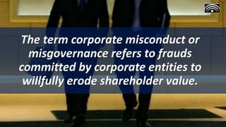 Dealing with Corporate Misconduct | PPTX