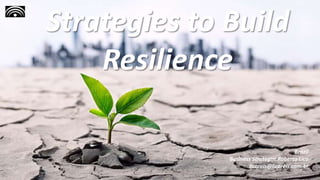 Brazil
Business Strategist Roberto Lico
licoreis@licoreis.com.br
Strategies to Build
Resilience
 