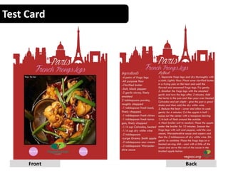 Test Card
18Front Back
 