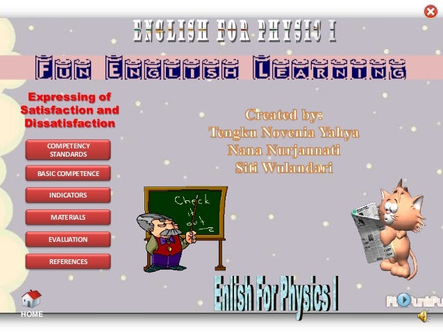 Expressing of Satisfaction and Dissatisfaction