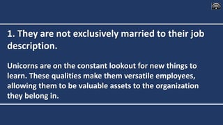 Unicorn Employees - Main Benefits | PPT