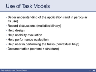 Task Analysis In. User Research Task analysis | PPTX