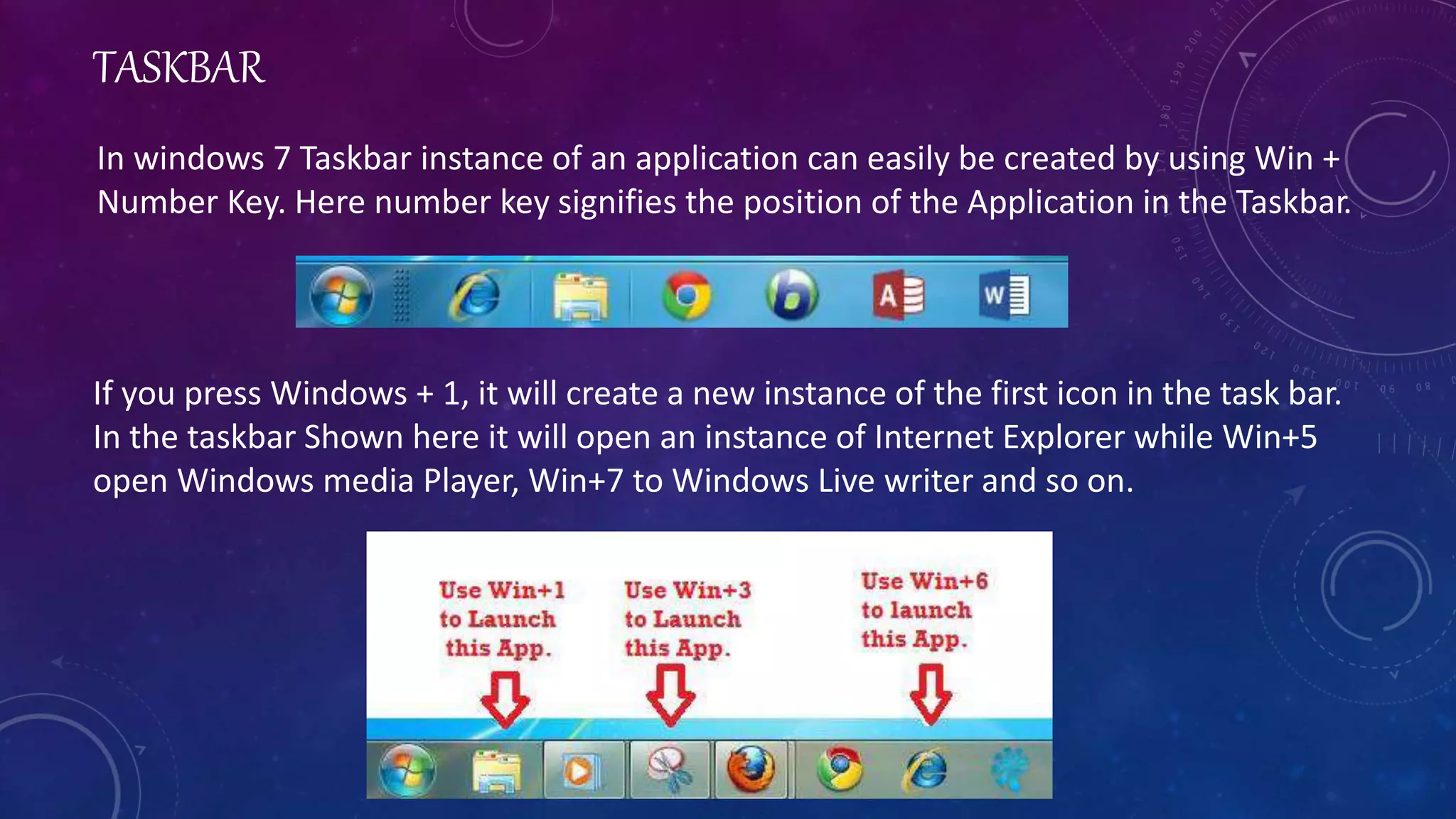 Taskbar & start menu properties | PPTX