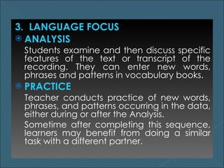 Task based language learning | PPT