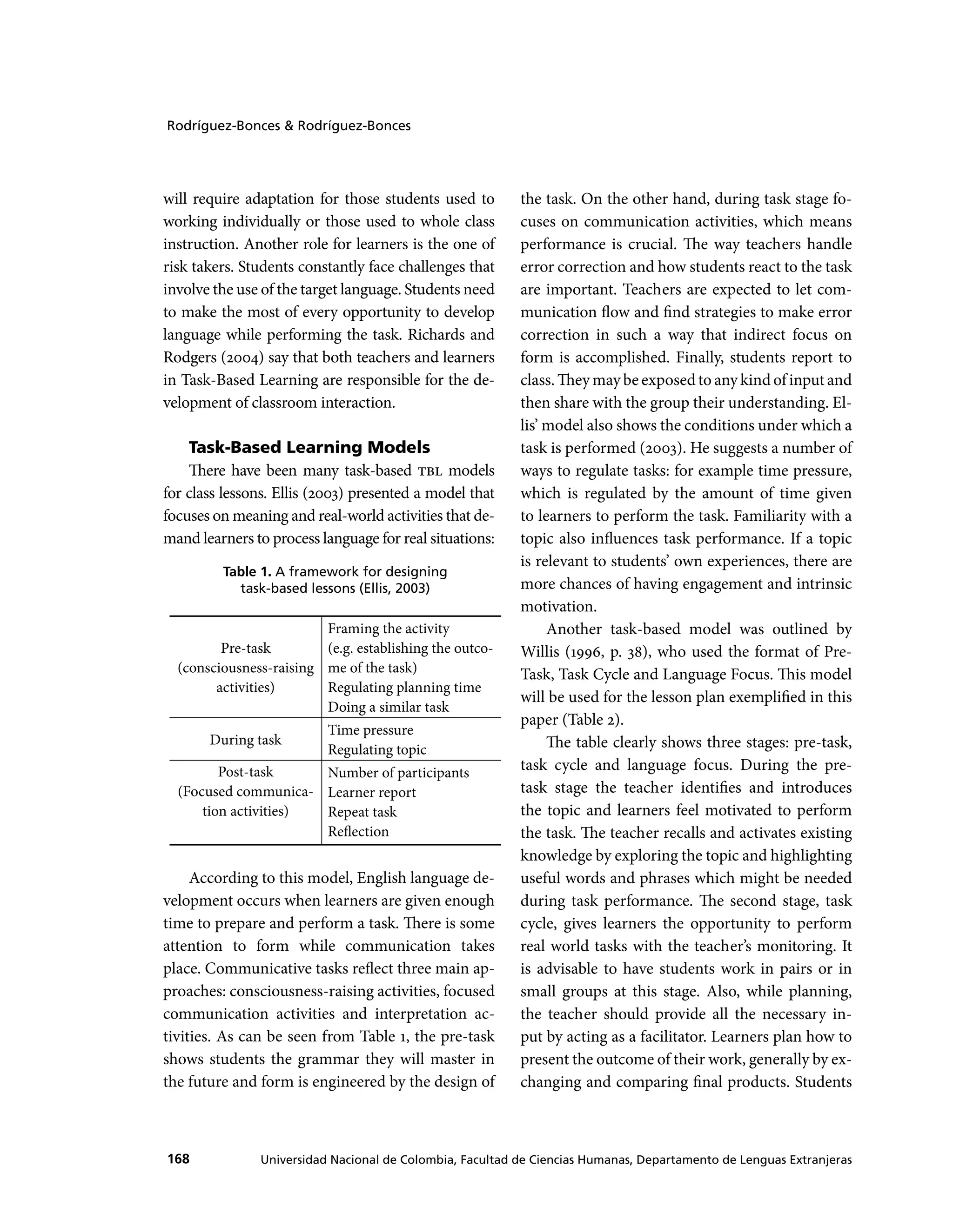 Task based language learning. old approach, new style. a new lesson to ...