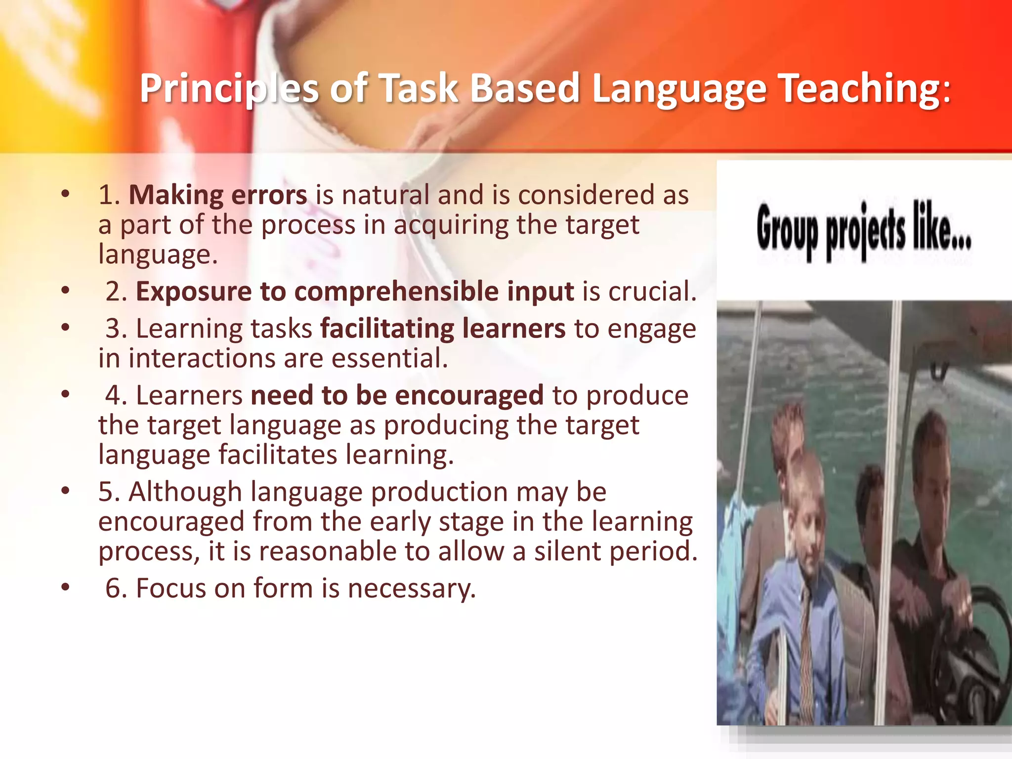 Task based language learning | PPTX