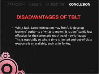 plade ~ side Prædike Task Based Language Teaching - TBLT