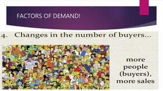 ppt - what factors affect demand? powerpoint... SUPPLY AND DEMAND | PPTX