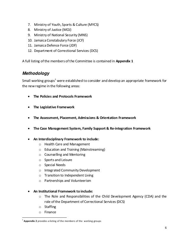 child rights task force on the new regime for juveniles in correcti jamaica defence force form