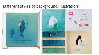 Different styles of background illustration
 