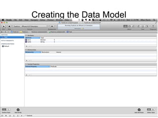 Creating the Data Model
 