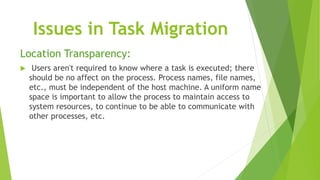 Task migration in os | PPT